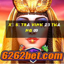 xổ số trà vinh 23 tháng 09