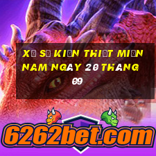 xổ số kiến thiết miền nam ngày 20 tháng 09