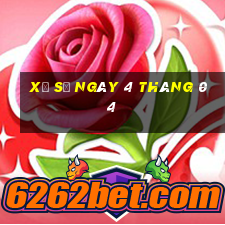 xổ số ngày 4 tháng 04