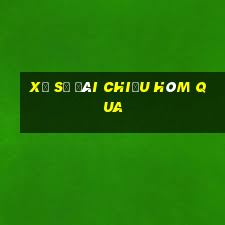 xổ số đài chiều hôm qua