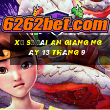 xổ số đài an giang ngày 13 tháng 9