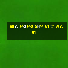 giá nông sản việt nam