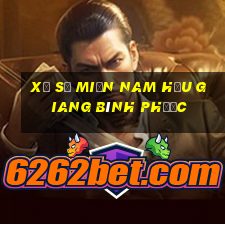 xổ số miền nam hậu giang bình phước