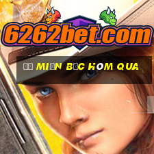 đề miền bắc hôm qua