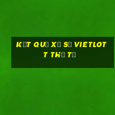 Kết quả xổ số vietlott thứ tư