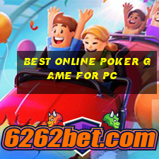 best online poker game for pc