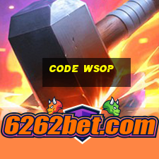 code wsop