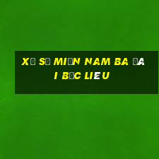 xổ số miền nam ba đài bạc liêu