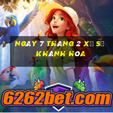 ngày 7 tháng 2 xổ số khánh hòa