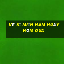 vé số miền nam ngày hôm qua