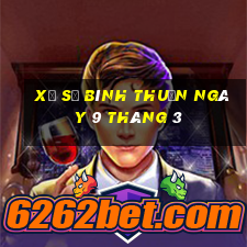 xổ số bình thuận ngày 9 tháng 3