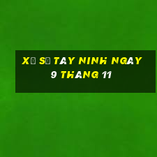 xổ số tây ninh ngày 9 tháng 11