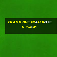 Trang chủ giàu có đến thăm