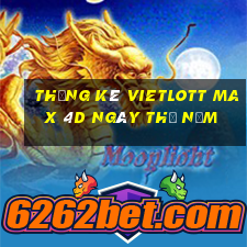 Thống kê vietlott Max 4D ngày thứ năm