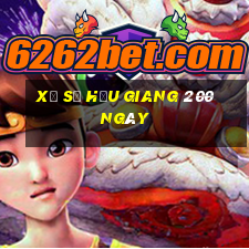 xổ số hậu giang 200 ngày