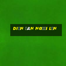 diễn đàn người lớn