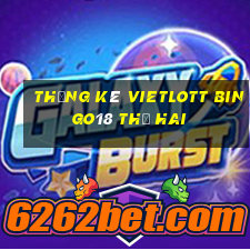 Thống kê vietlott Bingo18 thứ hai