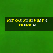 kết quả xổ số ngày 6 tháng 10