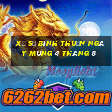 xổ số bình thuận ngày mùng 4 tháng 8