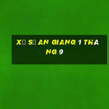 xổ số an giang 1 tháng 9