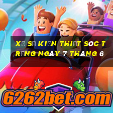 xổ số kiến thiết sóc trăng ngày 7 tháng 6