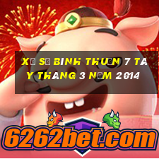 xổ số bình thuận 7 tây tháng 3 năm 2014