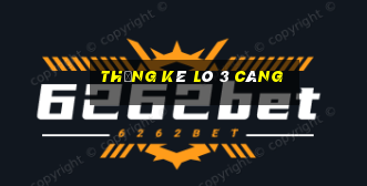 thống kê lô 3 càng