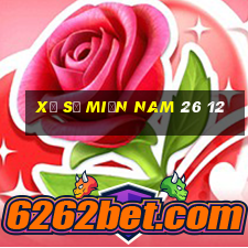 xổ số miền nam 26 12