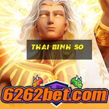 thai binh so