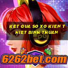 ket qua so xo kien thiet binh thuan