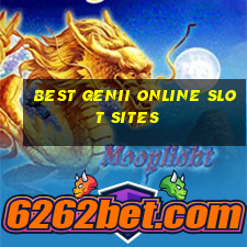 best genii online slot sites