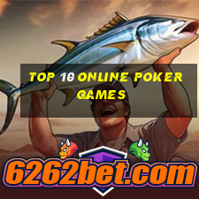 top 10 online poker games