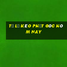 tỷ lệ kèo phạt góc hôm nay