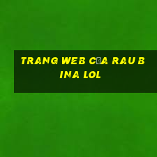 Trang web của rau bina lol