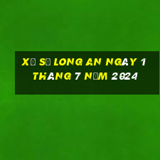 xổ số long an ngày 1 tháng 7 năm 2024