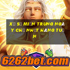 xổ số miền trung ngày chủ nhật hàng tuần