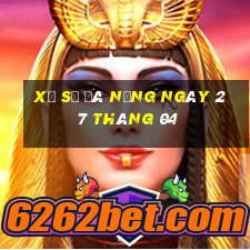 xổ số đà nẵng ngày 27 tháng 04