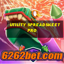 utility spreadsheet pro