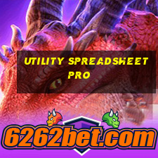 utility spreadsheet pro