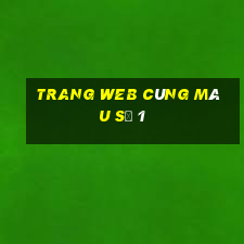 Trang web cùng màu số 1