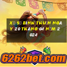 xổ số bình thuận ngày 20 tháng 04 năm 2024