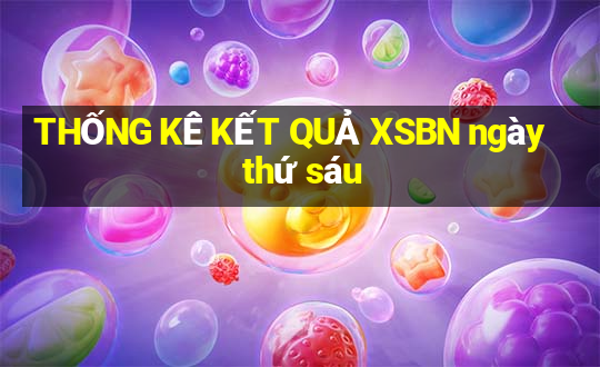 THỐNG KÊ KẾT QUẢ XSBN ngày thứ sáu