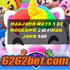 MAHJONG WAYS 3 DEMOCASINO 2024(MAHJONG 500)