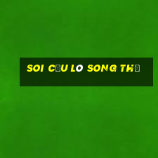 soi cầu lô song thủ