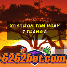 xổ số kon tum ngày 7 tháng 8