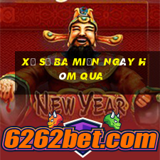 xổ số ba miền ngày hôm qua