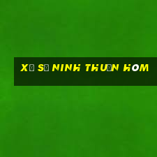 xổ số ninh thuận hôm