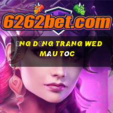 Ứng dụng trang wed màu tóc