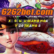 xổ số hậu giang ngày 20 tháng 8