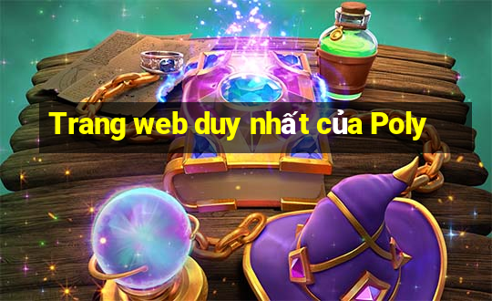 Trang web duy nhất của Poly